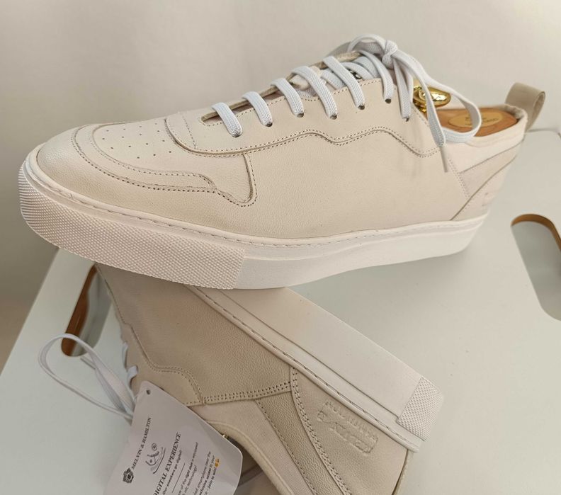 Pantofi sport casual 44 44.5 premium Melvin & Hamilton NOI piele natur