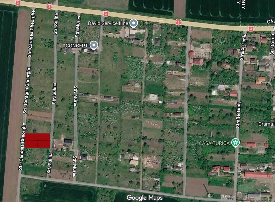 Parcele teren 400mp intravilan construibil sat Islaz comuna Branesti