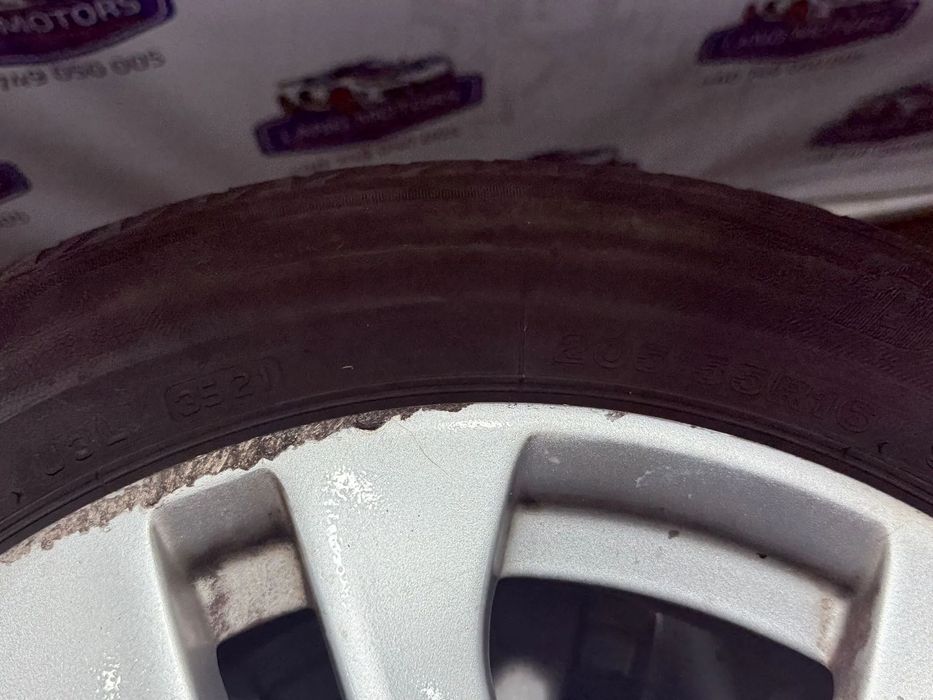 JANTE MERCEDES BENZ R16 / 5x112 / C-Class (W204) / 205/55 R16 91V / 7JX16H2 / ET 43 / + CAUCIUCURI (X4)