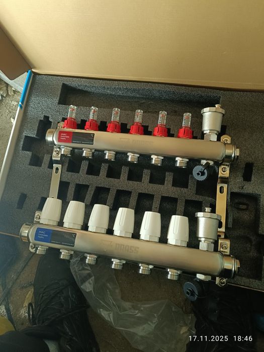 Продам коллектор теплый пол