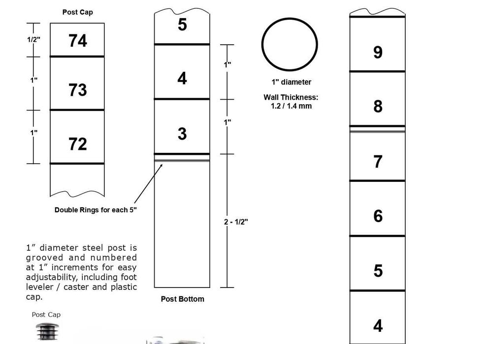 Метални стелажи от неръждаема стомана 304