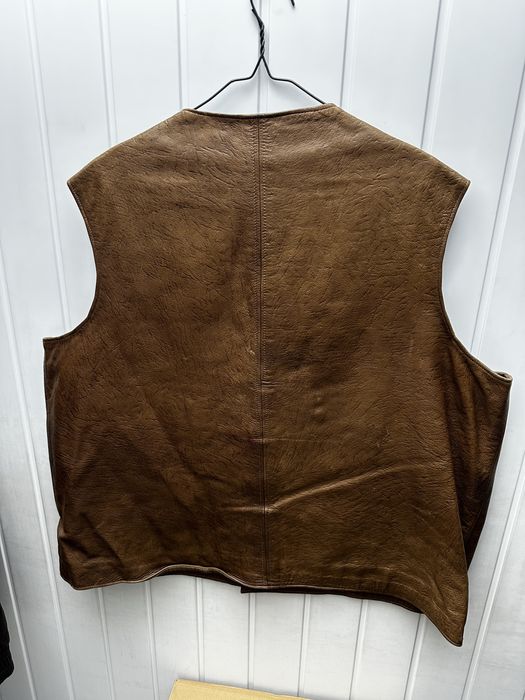 Vesta din piele 4XL - 148 cm talie