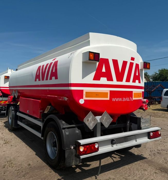 Cisternă  18100l  apă,UAN,motorină  aluminiu  pe perne pentru  agricultură