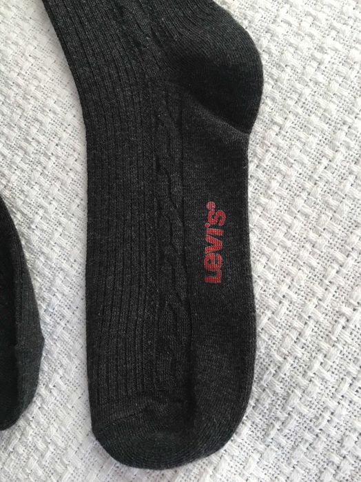 Чорапогащник, марка LEVIS, цвят графитено сив, вълна и еластан
