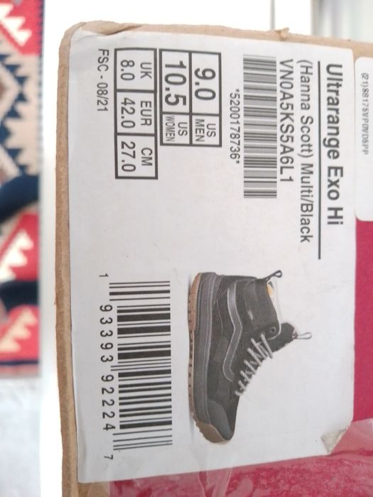 VANS(США) зимние ботинки