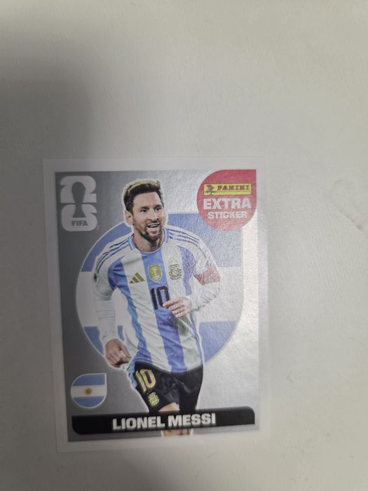 Extra sticker Messi world cup 2026 panini