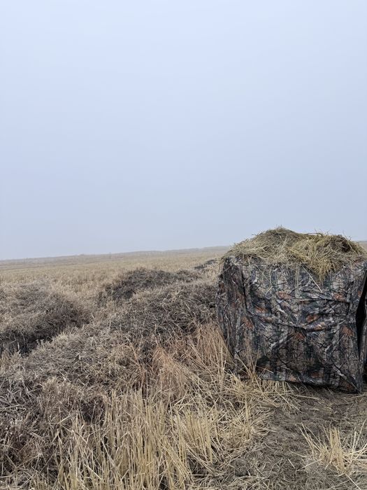 Охотничий маскировочный скрадок