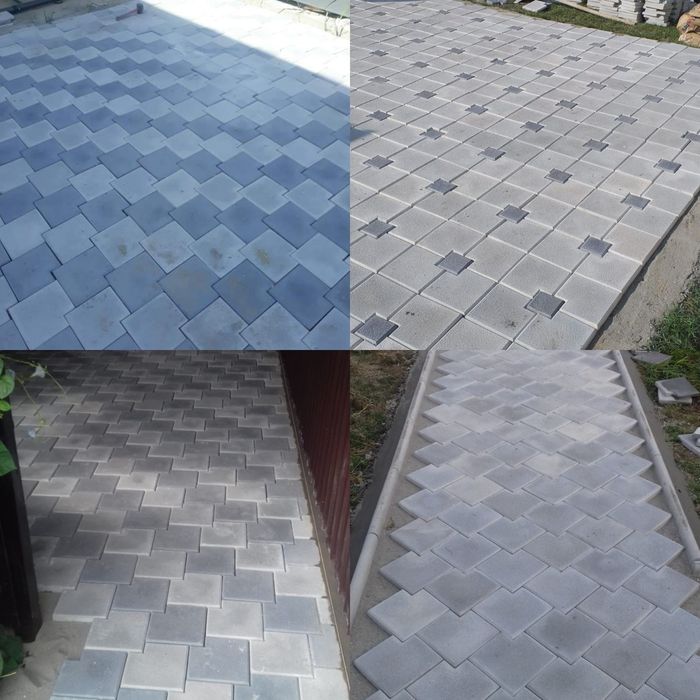 Producem pavaje model solzi antiderapante pentru gradina  pavele