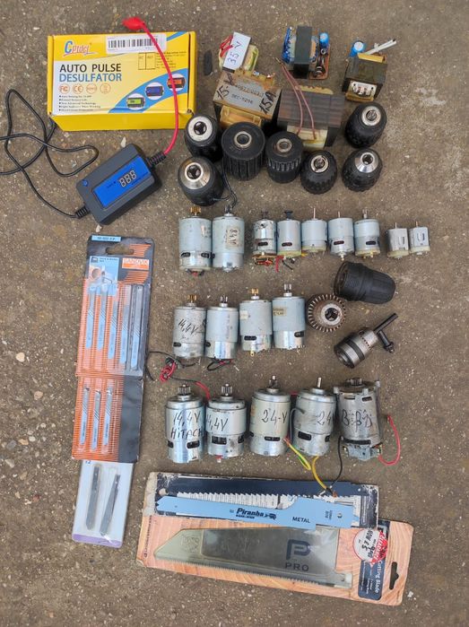 Desulfator baterii, motoare electrice