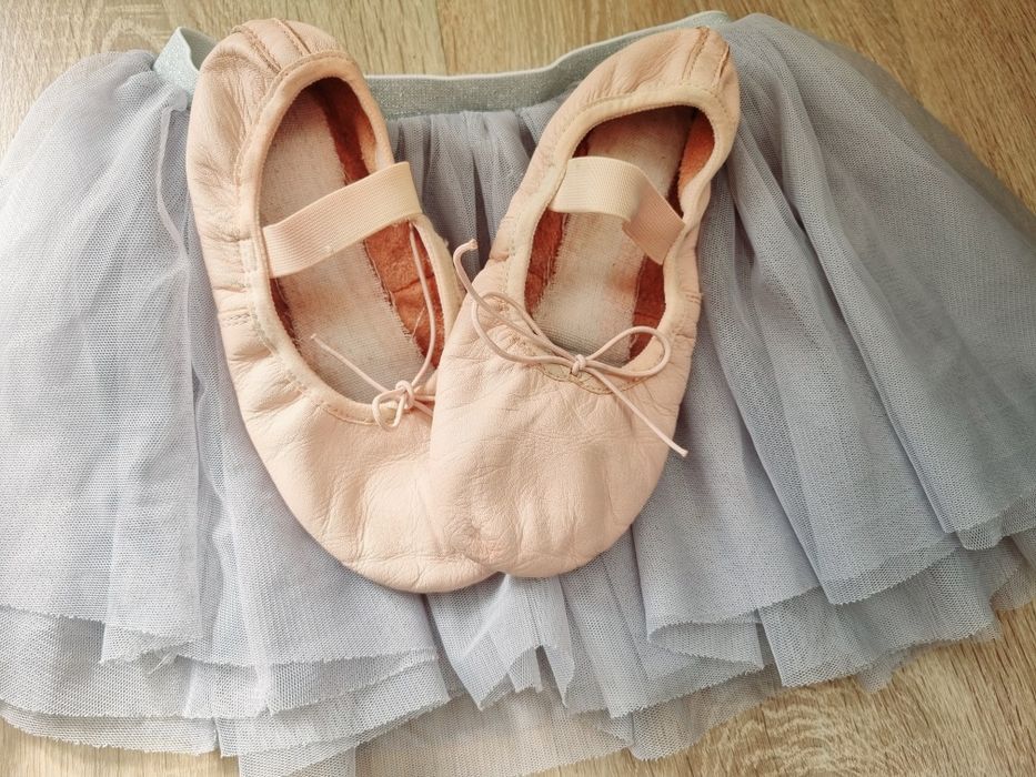 Детски кожени туфли за цял балет - 31/32 номер