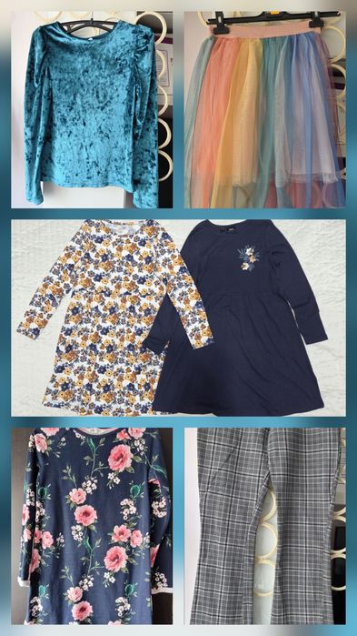 Lot haine fete fustă, rochii și pantaloni