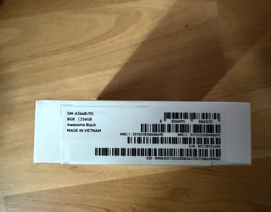 Samsung A36 5G 256GB Awesome Black ЗАПЕЧАТАН