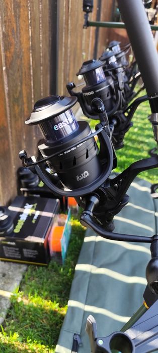 4 Lansete Carbon 3,90m,4 Mulinete 7000 cu Baitrunner,Rod Pod,Senzori