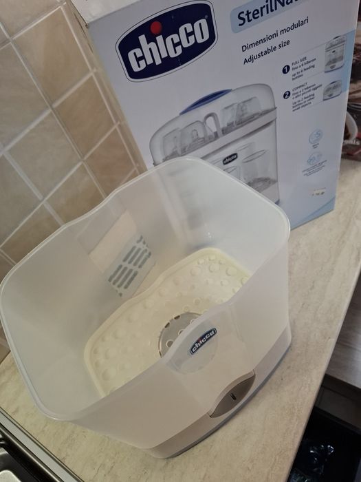 Sterilizator electric Chicco 2 în 1 cu vapori modulari