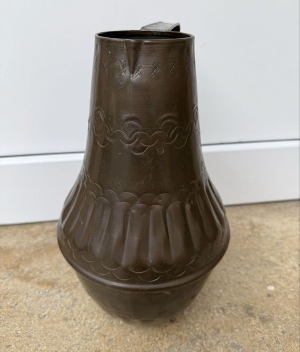 Vas/carafa/ulcior din cupru/ vechi 31 cm