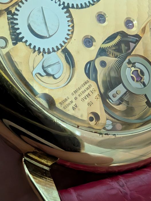 Swiss J.Chevalier skeleton watch 17 Jewels Incabloc ceas j chevalier