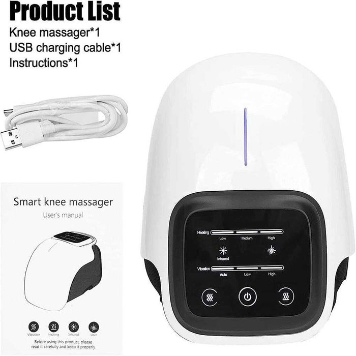 Aparat vibromasaj genunchi, incalzire infrarosu, Redus de la 400RON