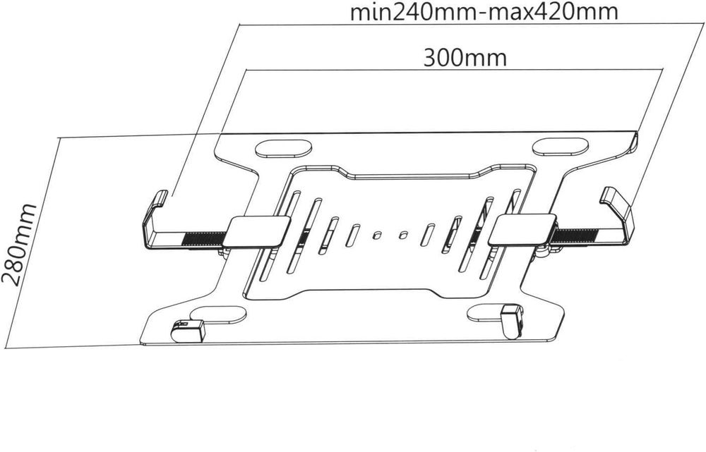 Suport birou 3 monitoare Maclean MC-691 + suport laptop MC-764 | vând separat sau set