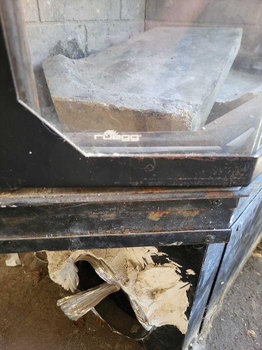 Камина с въздушна риза