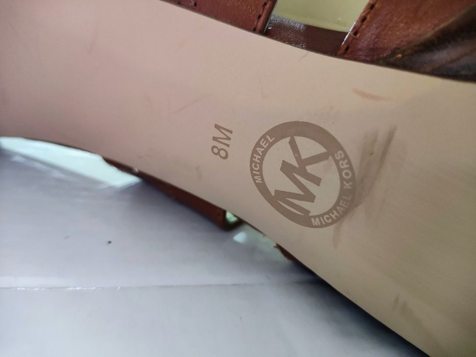Vand sandale noi, din piele naturala, Michael Kors, masura 38