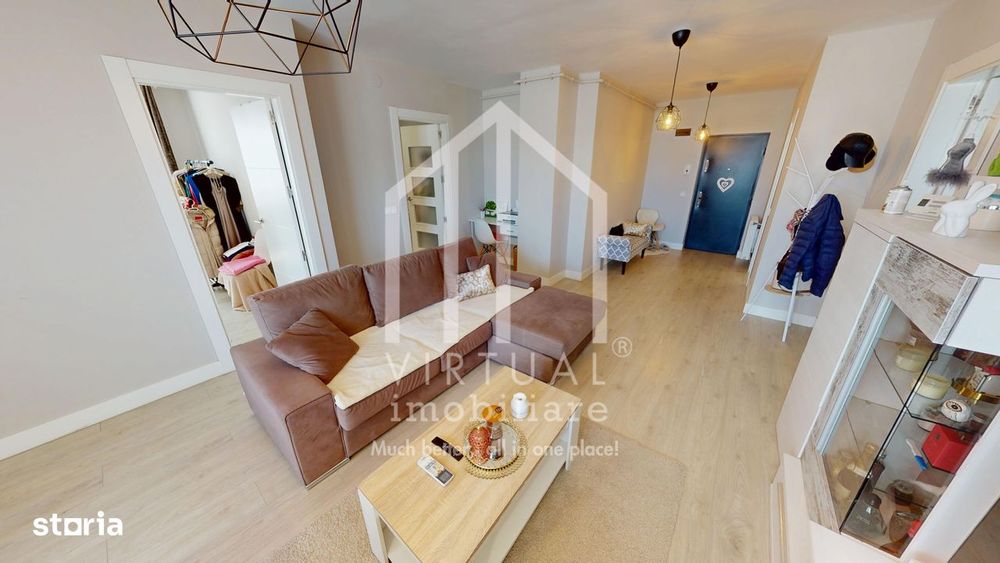 Apartament de vanzare in Sibiu, 77 mp, mobilat si utilat, cartier Alma