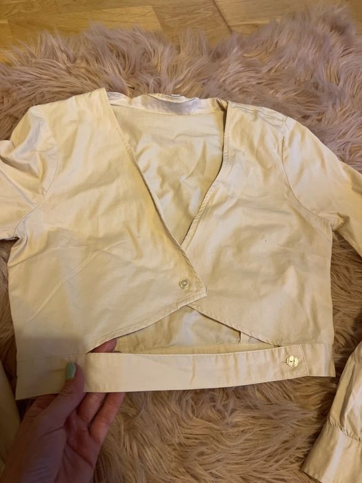 Къса риза с дълъг ръкав