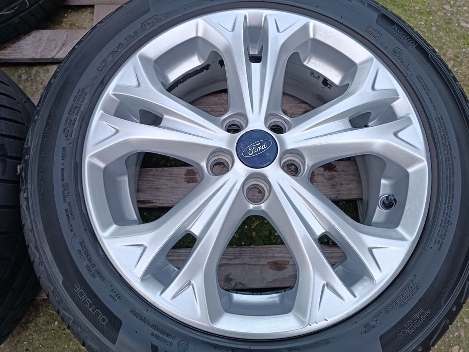 Лети джанти 17ки 5х108 Ford + летни гуми 225/50/17 Hankook