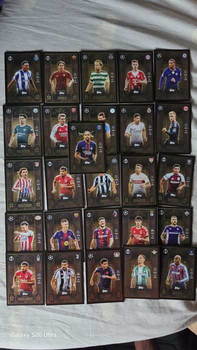 Продавам карти Match Attax Extra 25/26
