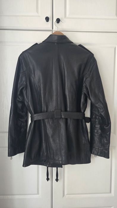 Косая кожаная куртка, 46 р.