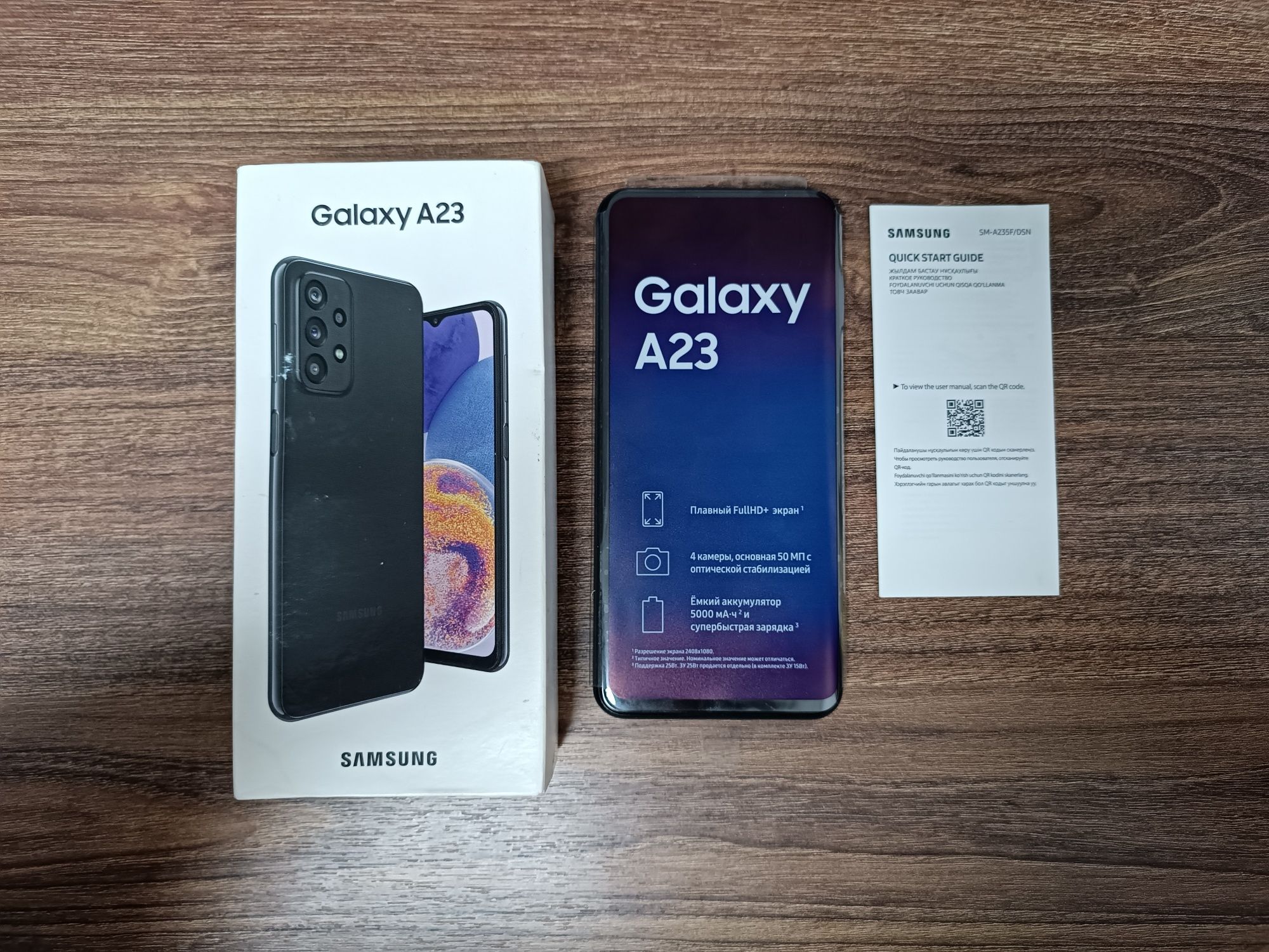 Samsung A23 6/128GB Black. Гарантия! Доставка!: 1 050 000 сум - Мобильные  телефоны Ташкент на Olx