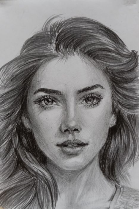 Миниатюрные картины, портрет карандашом