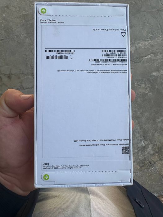 Iphone 17 pro max 1tb lux