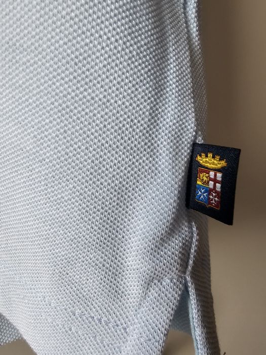 Нова ( с етикет) мъжка поло блуза Marina Militare,  в светло син цвят