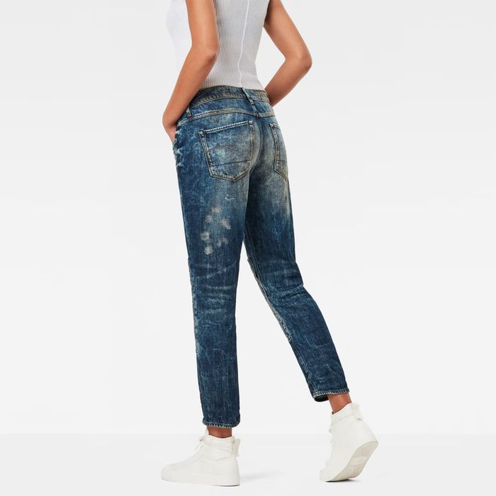 G-Star RAW 3301 Quilted Denim Mid Waist Boyfriend 7/8  ОРИГИНАЛНИ дамски дънки - 25-26