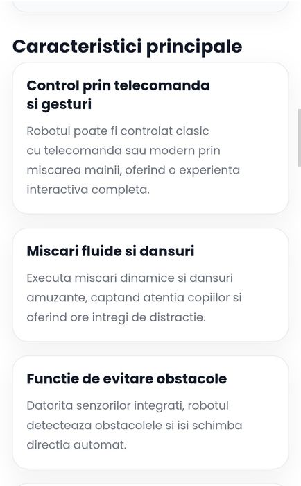 Robot de jucarie