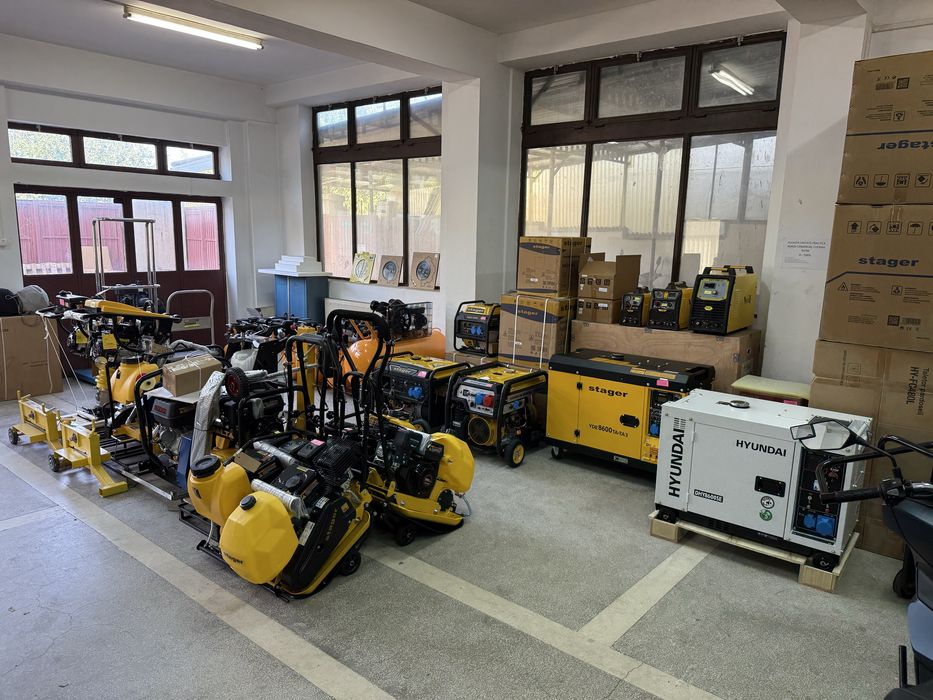 Generator Curent Monofazat Diesel Hyundai DHY-8600SE Putere Max 6.5kVA