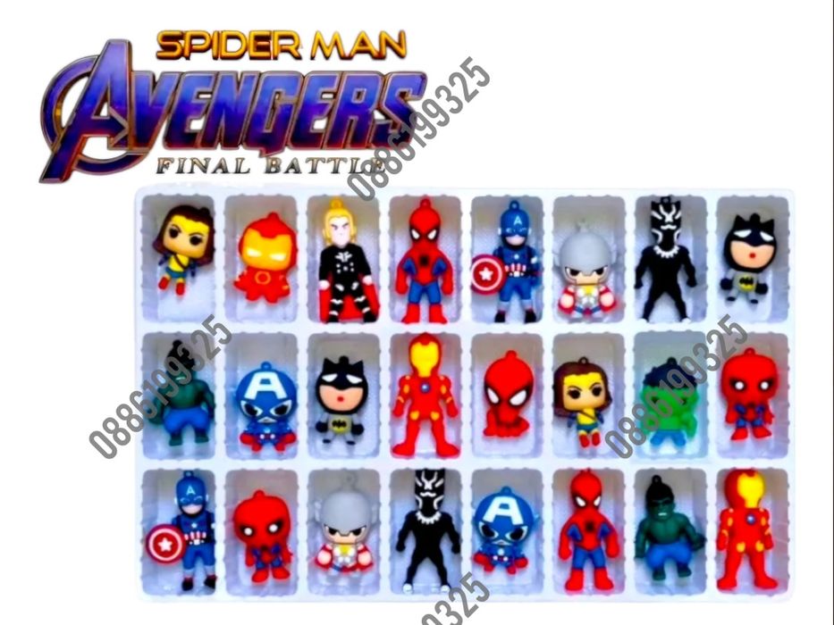 Адвент Календар Спайдърмен Avengers фигурки, 24 броя Spiderman фигурки