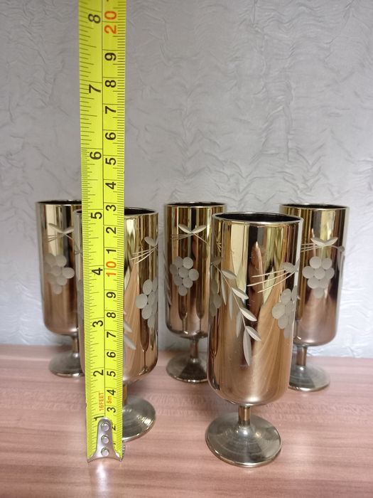 Фужеры под золото