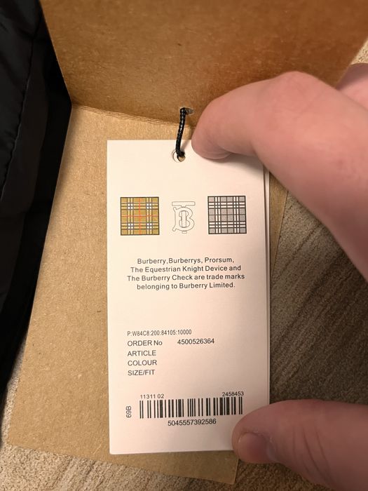 Geaca Burberry cu puf