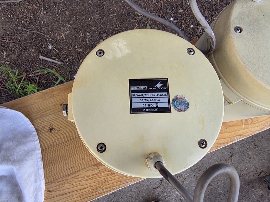 Boxe de exterior 100v Monacor(rezista la ploaie)