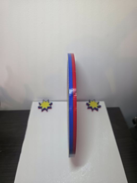 Sigla FCSB printata 3D