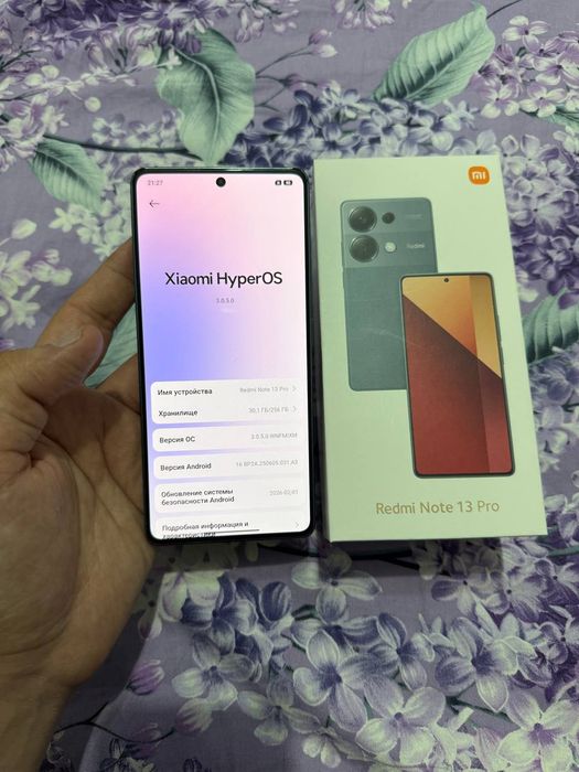 Xiaomi Redmi Note 13 Pro 8+8/256GB Green Igravoy Karobka Holati Yaxshi