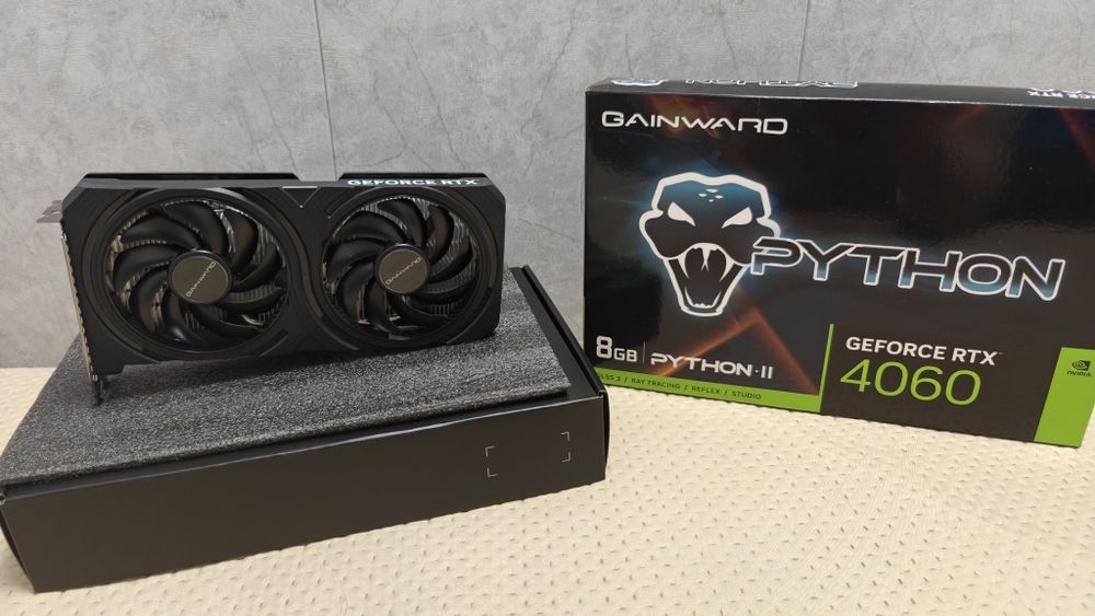 Видеокарта Gainward RTX 4060 Python II 8 Гб