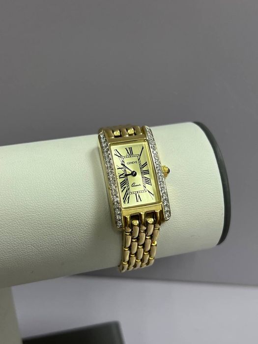 Золотые Часы с бриллиантами #АК127461