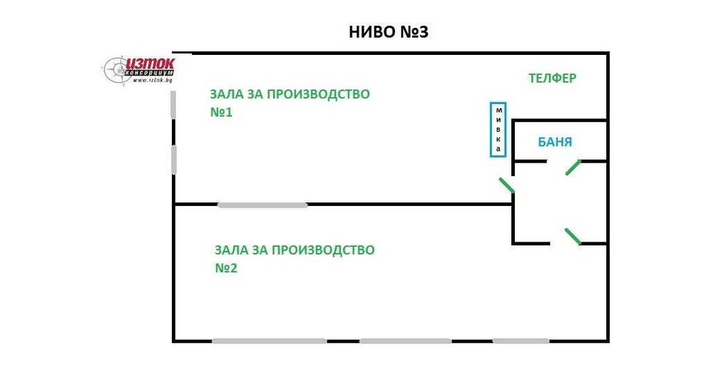 Дава се под наем Промишлена сграда в с. Хаджи Димитър, Област Добрич - 200 кв.м за 765 € - Снимка #14