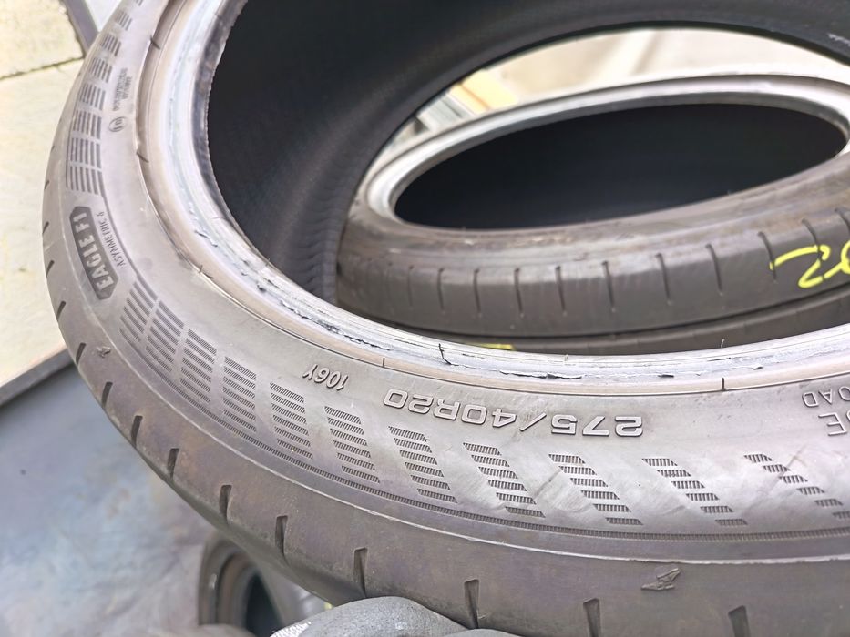 Anvelope vara 245 45 20 și 275 40 20 Goodyear 2025 5-6mm
