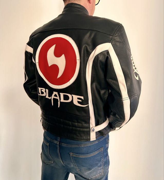 Geaca moto piele mărimea XL