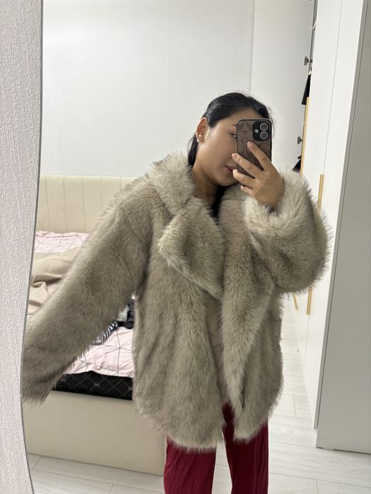 Продам эко шубу на 46-48