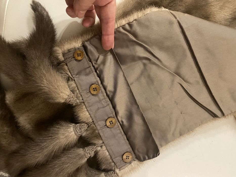 Capa vizon nurca eleganta de dimensiuni mari