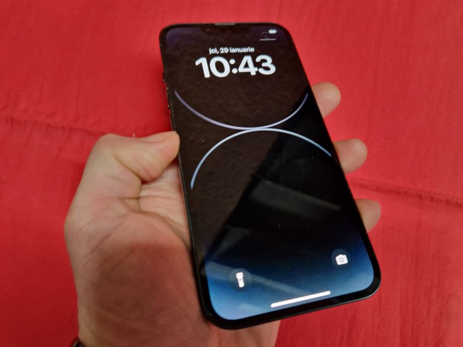 -Iphone 14, Negru, 128Gb, 6Ram, stare foarte buna, bat-89%, doar telef